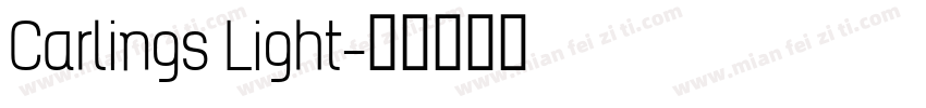 Carlings Light字体转换